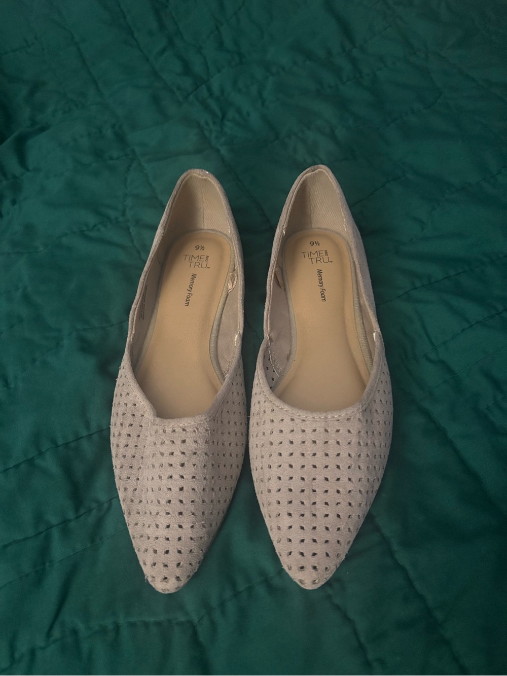 Time and Tru Taupe Slip-On Loafers